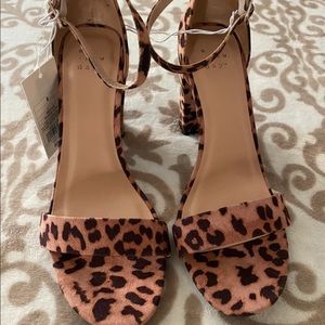 Leopard print heels